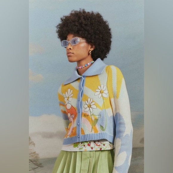 House of Sunny Big Bloom Cardigan Sweater - Picture 3 of 16